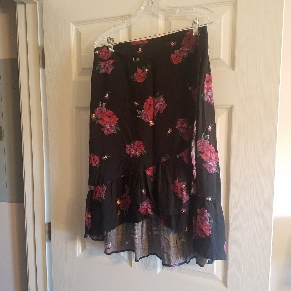 Torrid Hi-Lo Wrap Skirt